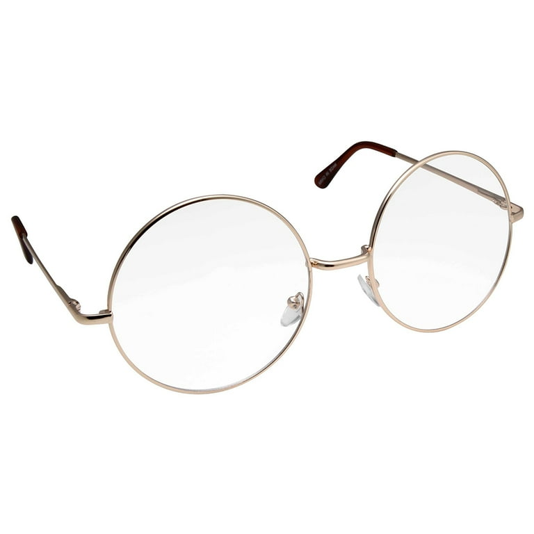 Round metal prescription glasses deals