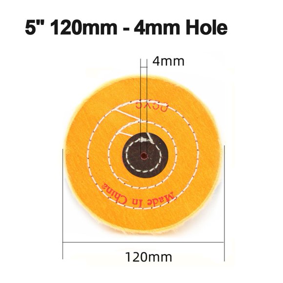 1pc 2-5inch Cloth Buffing Wheel Angle Grinder Polishing Wheel for Gold Silver Jewelry Mirror Polishing Wheel Abrasive Tools