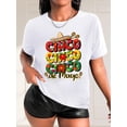thumbnail image 1 of Camisetas con gráficos clásico para mujeres y adolescentes y niñas, playera de verano con estampado estéticoCheerful Western Cowboy Hat Flower Graphic Short Sleeves Sports Tee, Round Neck Workout Ca, 1 of 8