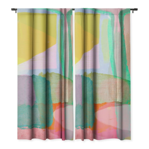 Society6 Sewzinski The Waiting Room Single Panel Room Darkening Window Curtain 50" x 120"