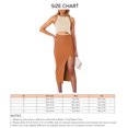 thumbnail image 3 of Vestido ajustado con cintura recortada,Vestido sin mangas para mujer Vestido con corte en la cintura sin mangas Vestido con corte en la cintura para mujer Claridad notable, 3 of 3