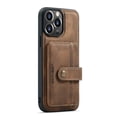 thumbnail image 4 of SaniMore for iPhone 14 Pro Max 6.7" Magnetic Clasp Detachable Wallet Case, Premium PU Leather Case with Card Slot Shockproof Protective Case for iPhone 14 Pro Max Women Men, Brown, 4 of 8