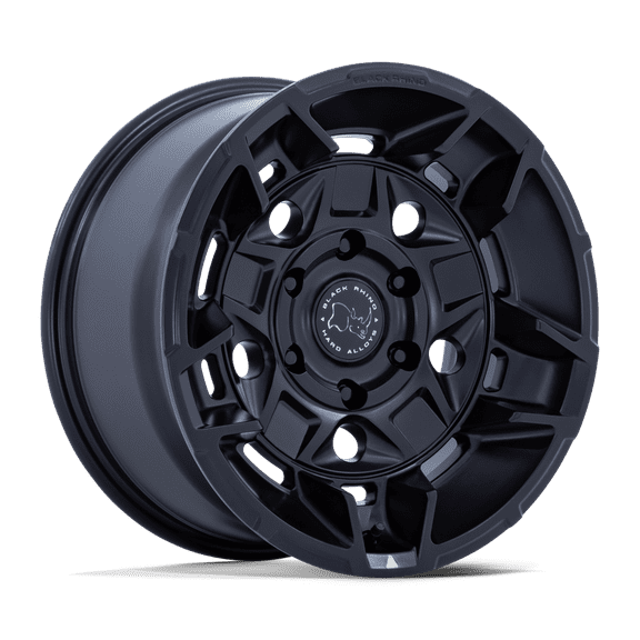 17x8.5 Black Rhino Hard Alloys BR028 Guard Matte Black Wheel 5x5 (0mm)