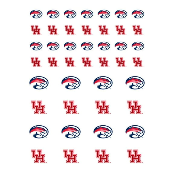 Houston Cougars Small Sticker Sheet - 2 Sheets