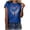Blue-Tops, variant on Independence Day Shirts for Women Casual Patriotic Stars and Stripes Graphic Tshirts Loose Fit Short Sleeve Tees Breathable Round Neck Blouses Tops