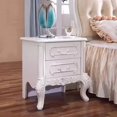 thumbnail image 1 of Luxury Queen Double Bed Modern Whitr King Headboard Frame Double Bed Girl Wood Sleeping Cama Matrimonio Bedroom Furniture My Lux Decor Round, 1 of 9