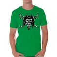 thumbnail image 1 of Awkward Styles Skull T-Shirt Jolly Roger Shirts for Men, 1 of 4
