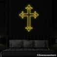 thumbnail image 2 of Glowneon Cross Neon Sign, Cross LED Sign, Christian Cross Symbol, Cross Jesus LED Neon Light, 2 of 5
