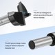 thumbnail image 4 of Broca Forstner Uxcell para Trabajos en Madera, 1-5/16in (33mm) Punta de Carburo, Cortador de Vástago Redondo para Abrir Agujeros en Madera, 4 of 7