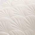 thumbnail image 4 of Set of 2 Pillow Shams Standard Size Floral Quilted - Perfect for Bedding Decor (Off White), 4 of 6