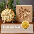 thumbnail image 3 of CSChome Wooden Cookie Mold Wooden 3D Cookie Mould Set Food Grade Baking Tools, 3 of 7