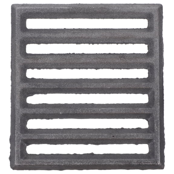 Vosarea Fireplace Cast Iron Grate, Black, Quick Heating, Safe and Reliable, Easy to Maintain