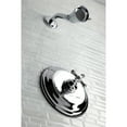thumbnail image 4 of Kingston Brass KB2631BXTSO Metropolitan Single-Handle Pressure Balanced Shower Faucet, Trim Only, Polished Chrome, 4 of 7