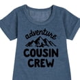 thumbnail image 3 of Instant Message - Adventure Cousin Crew - Toddler & Youth Girls Fleece Dress, 3 of 6