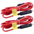 thumbnail image 1 of 12v/24v 12ft encendedor de coche enchufe de carga cable de extensión Afortunado Sencillez, 1 of 3