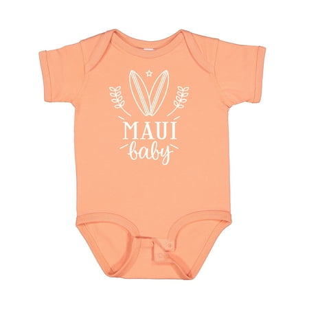 

Inktastic Maui Hawaii Baby Surfing Boys or Girls Baby Bodysuit
