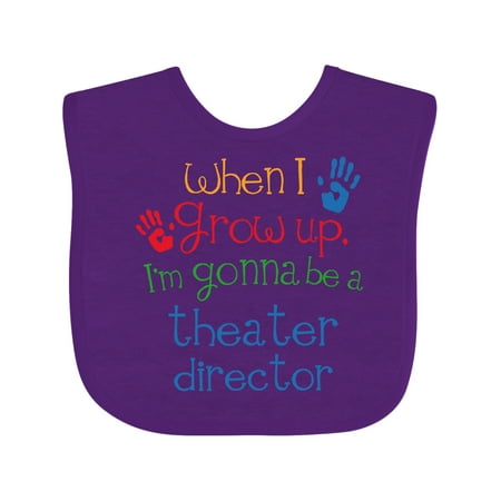 

Inktastic Theater Director Future Gift Baby Boy or Baby Girl Bib