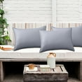 thumbnail image 4 of Ikohbadg Watertight Outdoor Pillow Cover, Waterproof Rectangle Cushion Cover for Patio, Poolside, and Garden, Durable, Easy-to-Clean, Modern Solid Color Design, 4 of 8