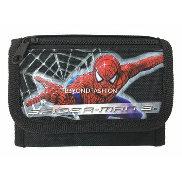 Spiderman Tri-fold Canvas Wallet