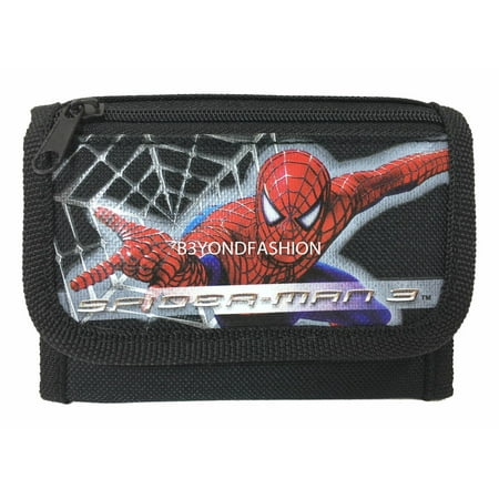 Spiderman Tri-fold Canvas Wallet