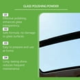 thumbnail image 3 of Lunxisen 2 Pcs Automotive Glass Polishing Powder Powerful Scratch Remover Windshield Restoration Kit Headlight Cleaner, 3 of 9