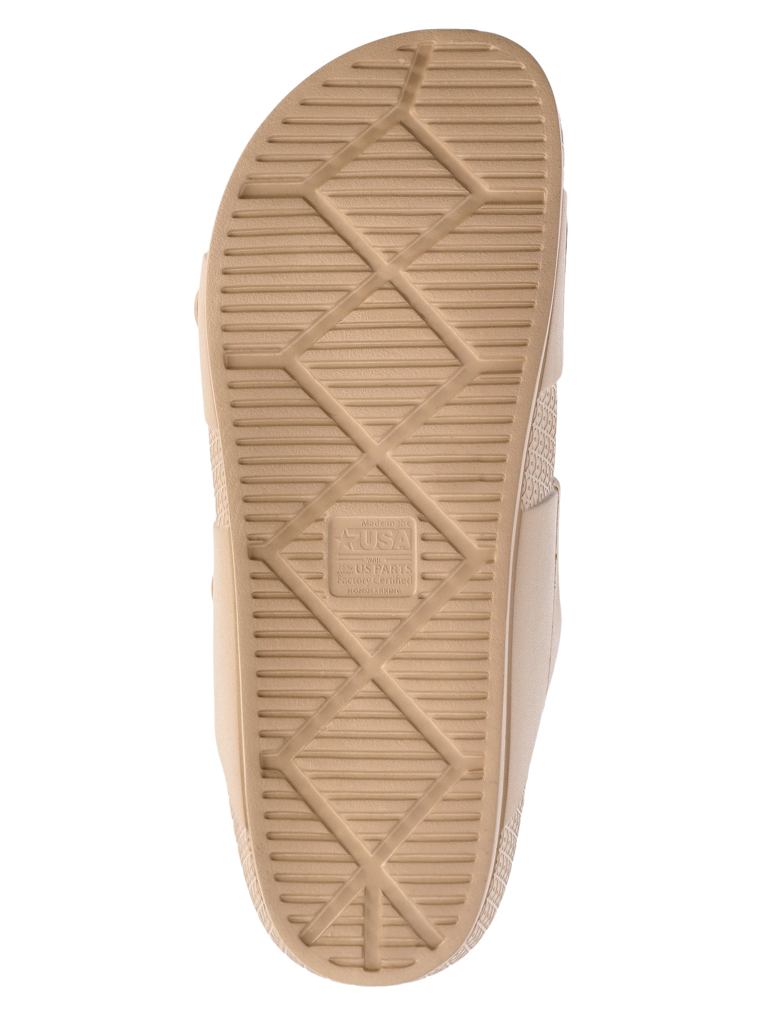 Time and Tru Women's Double Buckle EVA Slide Sandals