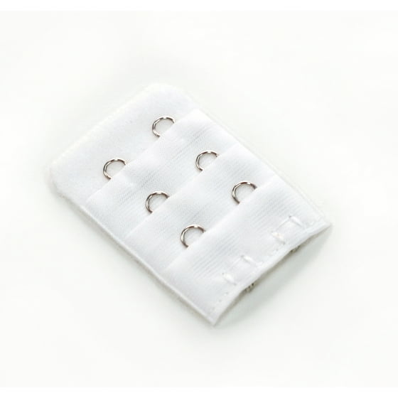 More of Me to Love Twohook Bra Extender 3pack white