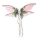 thumbnail image 4 of Alas de hada, alas de mariposa, disfraz suave y ligero con flores Rosa, 4 of 9