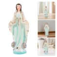 thumbnail image 2 of KAKOWELY Estatua de resina de la Virgen María, regalo para el Día de la Madre, decoración mexicana para el hogar, artesanía religiosa, figura de la Santísima María para adorno de escritorio, 2 of 4