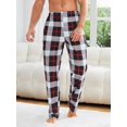 thumbnail image 3 of Men Plaid Print PJ Pants, 3 of 4