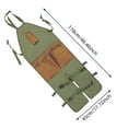 thumbnail image 3 of Gardening & Horticulture Tool Apron Pocket Fabric Workwear Color Block Design Extended Length Leg Cover Durable Garden Utility Skirt for Pruning & Outdo, 3 of 6