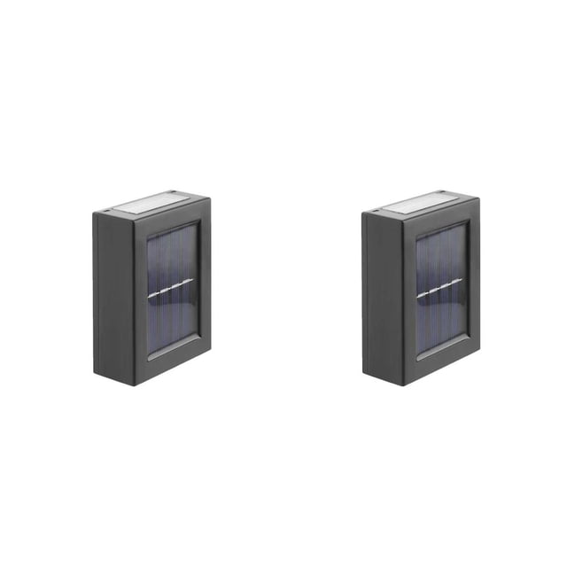 Yuarrent Luz de pared con energía Solar desmontable IP65 impermeable interior exterior hogar dormitorio cocina patio puerta lámpara decorativa Type1 NO1 Yuarrent CBP444439