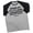 T-Shirt Heather Grey, variant on GYMISH Raglan Great Future Workout T-Shirt for Men – Funny Gym Shirt, Motivational Fitness Tee, Heather Grey, Small