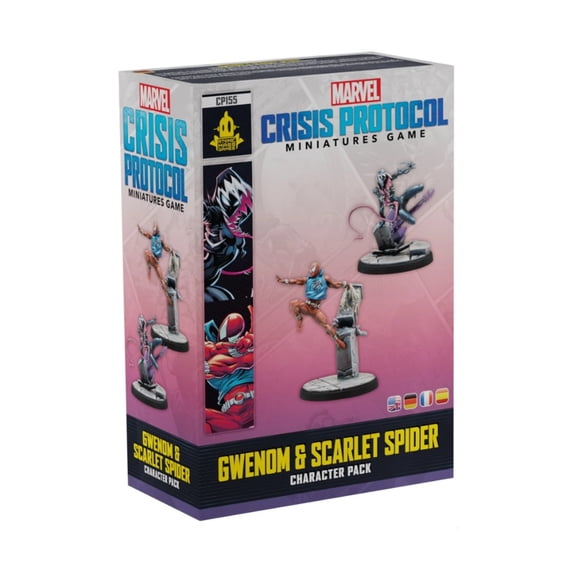 Marvel Crisis Protocol: Gwenom and Scarlet Spider Character pack  for Ages 14 , from Asmodee