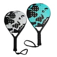 thumbnail image 1 of Raqueta de Pádel Camewin Kit 2 Raquetas profesionales gris/azul Con Funda, 1 of 2