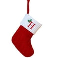 thumbnail image 2 of YHAICO Christmas Stocking Decorations Kit Christmas Embroidered Letter Socks Christmas Tree Pendant Knitted Red Green White Christmas Socks, 2 of 2