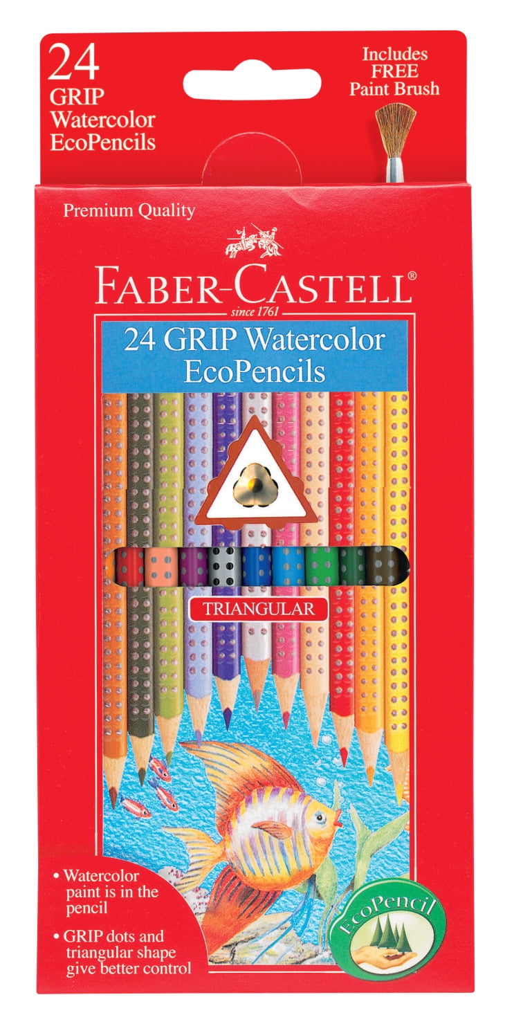 24 GRIP Watercolor EcoPencils Faber-Castell 