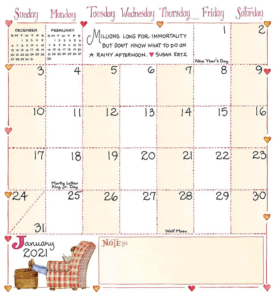 Susan Branch Wall Calendar 2022