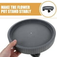 thumbnail image 3 of Mobile Pot Base Plant Stand with Wheels Saucers Trays Round Flower Dollies Dolly, 3 of 6