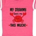 thumbnail image 4 of Inktastic Grammy Loves Me Grandchild Boys or Girls Baby Bodysuit, 4 of 5