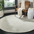 thumbnail image 2 of SAFAVIEH Abstract Brock Geometric Area Rug, Ivory/Light Blue, 8' x 8' Round, 2 of 5