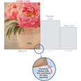 thumbnail image 4 of shiyou-J6553DTYG Jumbo Thank You Card: Full Blooms With Envelope (Extra Large Version: 8.5'' x 11''), 4 of 4
