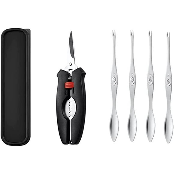 Jinsinto Crab Tools for Eating, Lobster and Crab Tool Set, Lobster Crackers, Seafood Tool, Nutcracker and Seafood Scissors