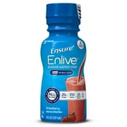 Ensure Enlive Advanced Nutrition Shake Strawberry 8oz, Pack of 8