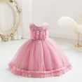 thumbnail image 4 of breaise Flower Girls Ruffles Sequins Dress Vintage Wedding Bridesmaid Party Dresses Holiday Kids formal Pageant Gown, 4 of 5