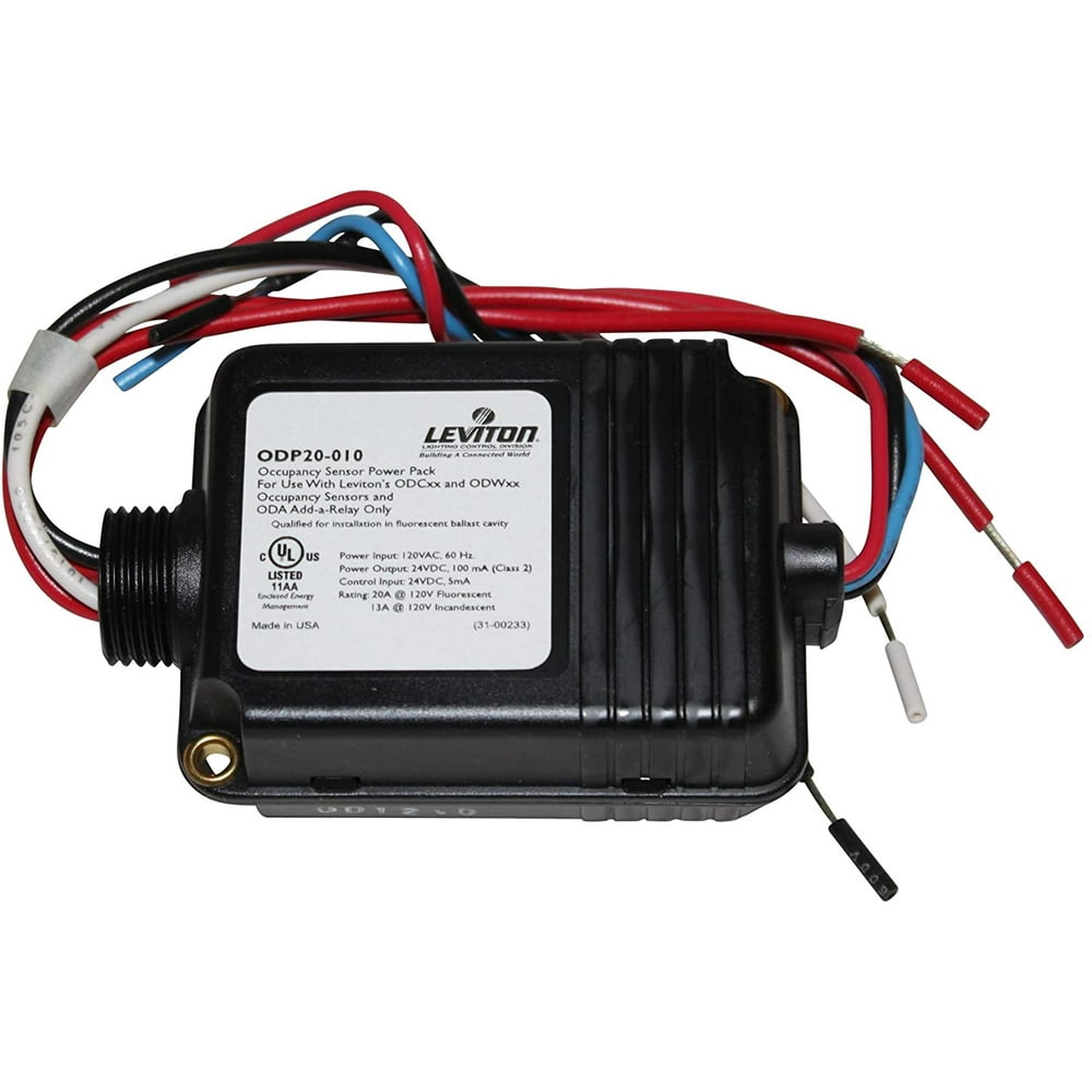 Leviton Occupancy Motion Sensor Power Pack 120V ODP2010