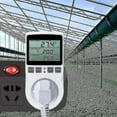 thumbnail image 5 of Digital termostat för uppvärmning/kylning med uttag, LCD-temperaturregulator, 230V för växthustemperaturregulator/terrariumtermostat (uttag), 5 of 5