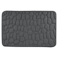 thumbnail image 2 of QIPOPIQ 1pc Memory Foam Bath Rug Embossed Bathroom Mat Water Absorbent And Washable New Year & Christmas Gift Bath Rugs, Non-Slip, Thick, Soft And Comfortable Carpet For Winter Show Clearance Rugs, 2 of 2