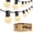 50FT, variant on 500FT Outdoor String Lights, Bistro String Lights with Shatterproof ST38 Bulbs, 2200K Dimmable, Lights for Porch, Party, Garden, Backyard, Balcony - ETL Listed