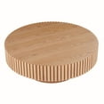 thumbnail image 4 of Kevinplus 31.49'' Round Coffee Table, Modern Handcraft Drum for Living Room, Apartment, Ash, 4 of 8